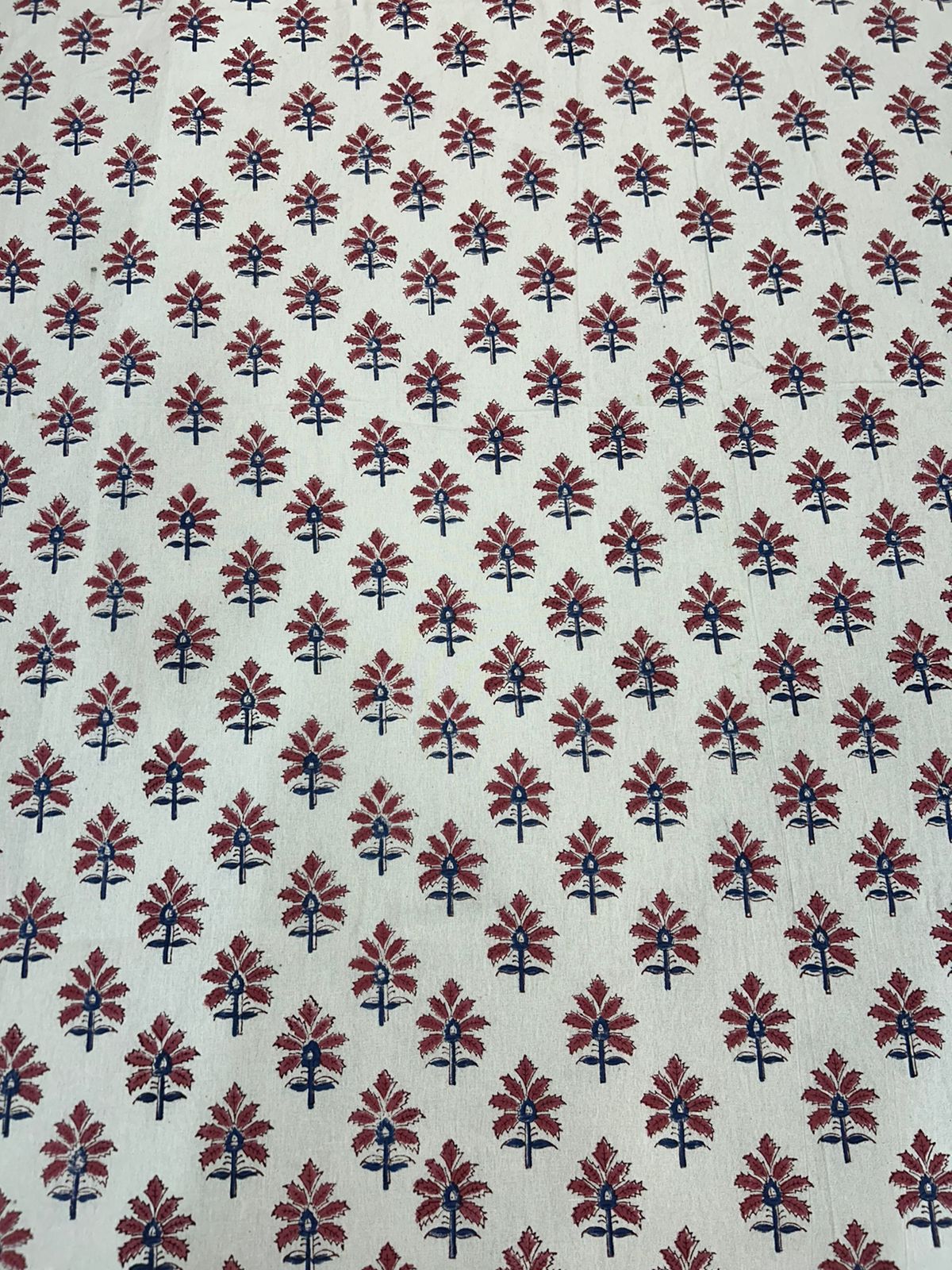 hand block printed bedsheet