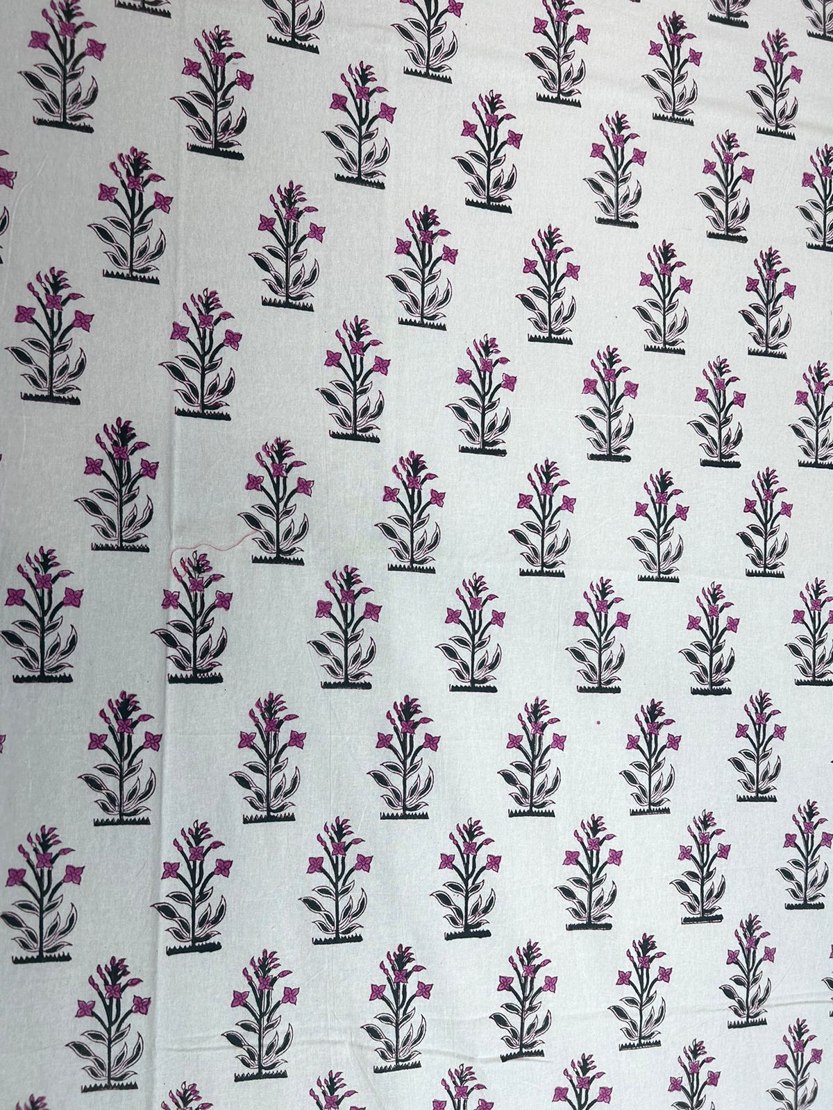 hand block printed bedsheet