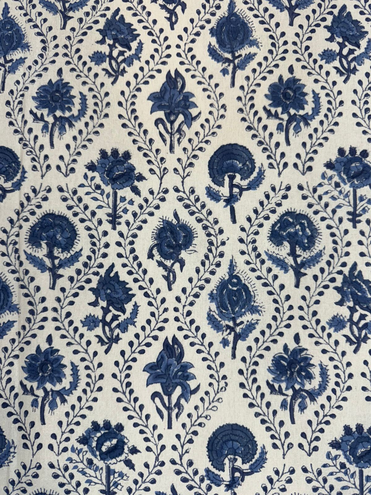 hand block printed bedsheet