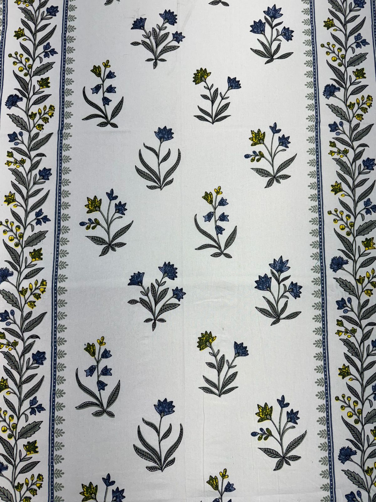 hand block printed bedsheet