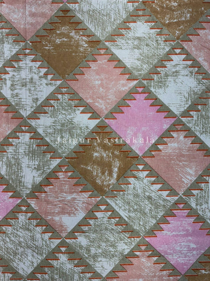 hand block printed bedsheet