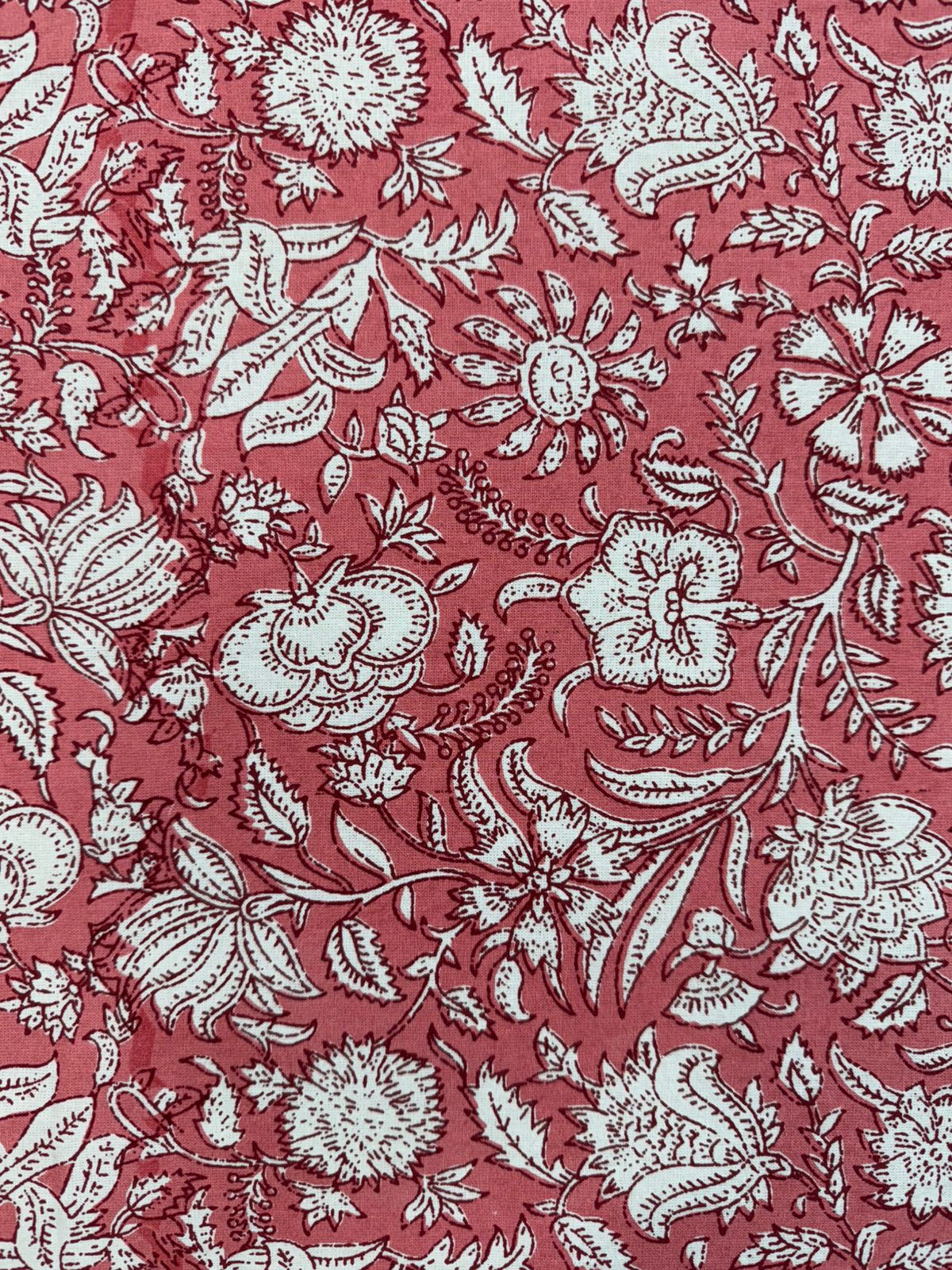 hand block printed bedsheet