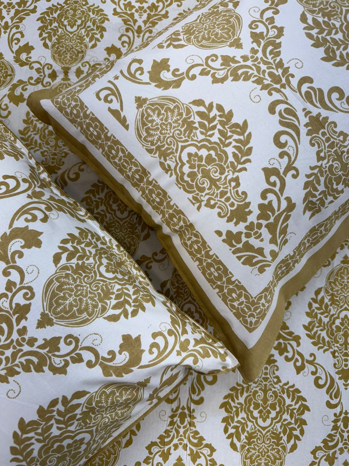 hand block printed bedsheet