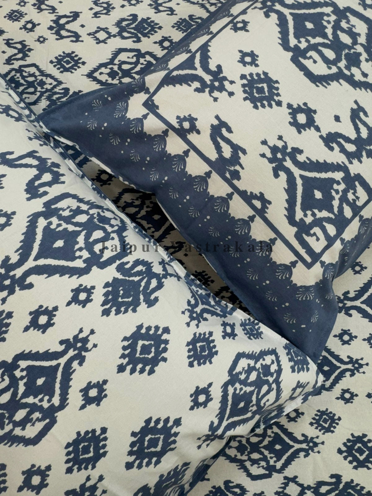 hand block printed bedsheet