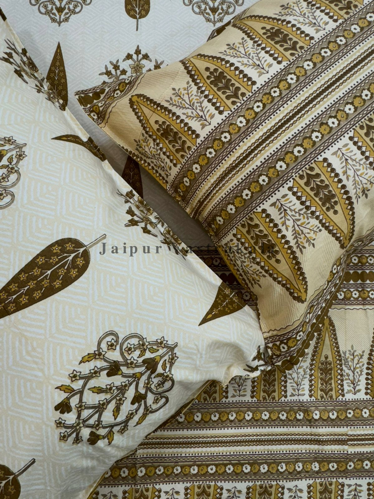 hand block printed bedsheet