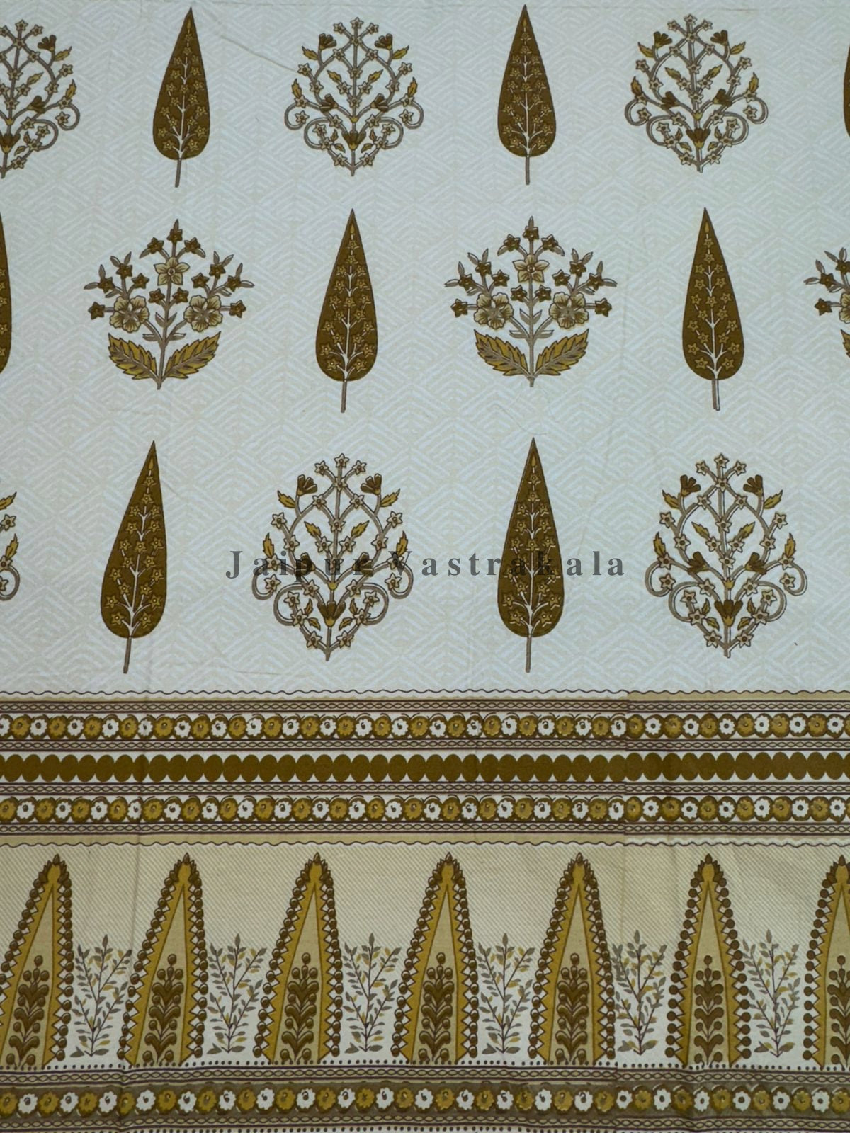 hand block printed bedsheet