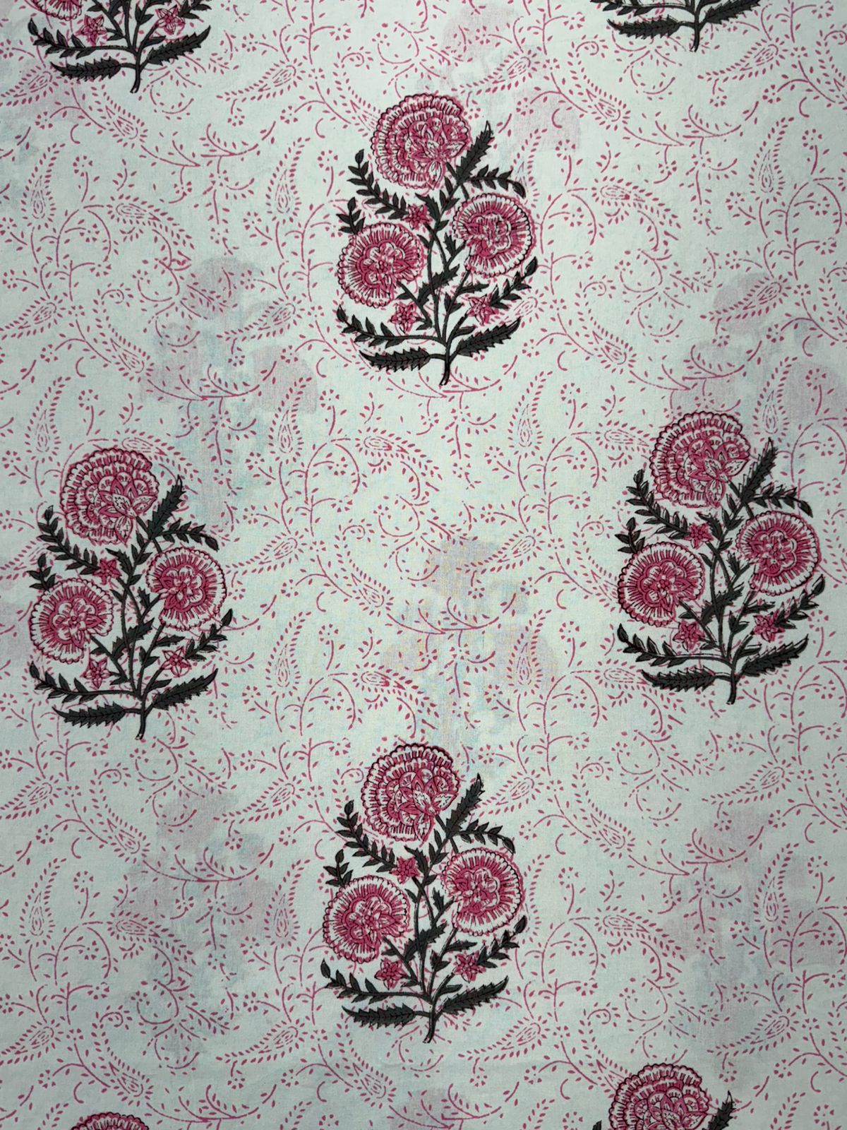 Pink Aura King Bedsheet with Pillow Covers