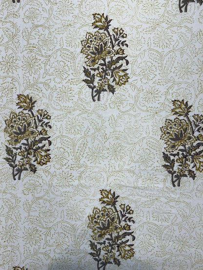 Olive and Gray Whisper King Bedsheet with Pillow Covers