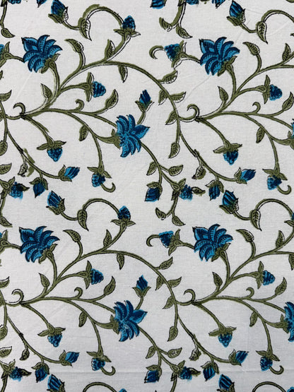 Blue Whispers King Bedsheet with Pillow Covers