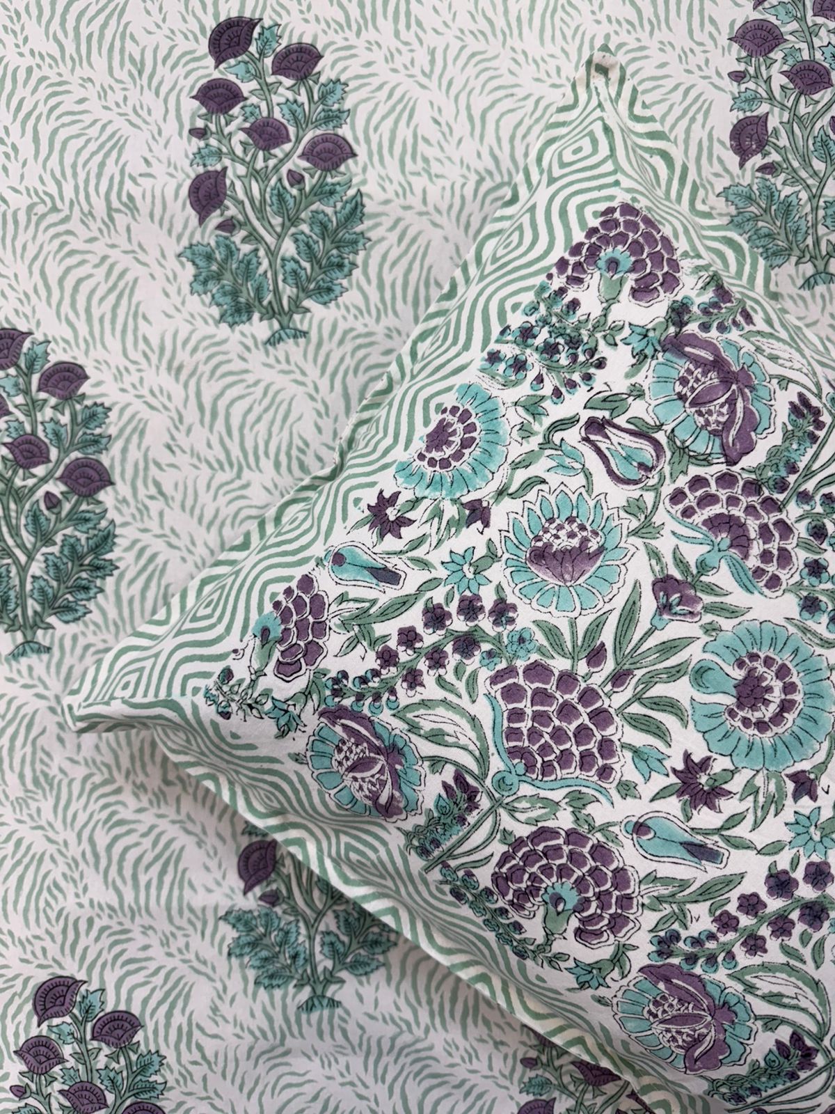 Autumn Grove King Bedsheet with Pillow Covers