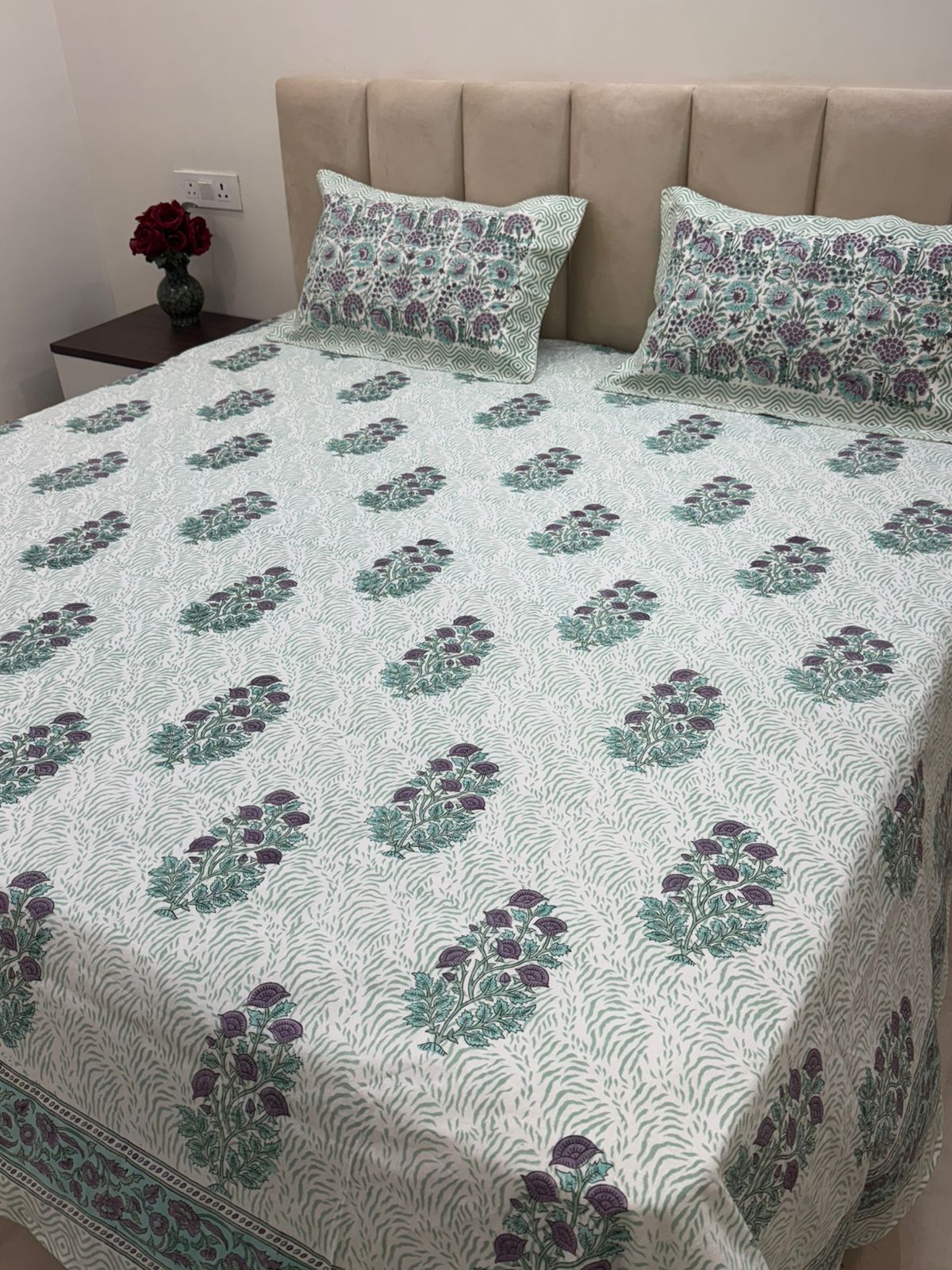 Autumn Grove King Bedsheet with Pillow Covers