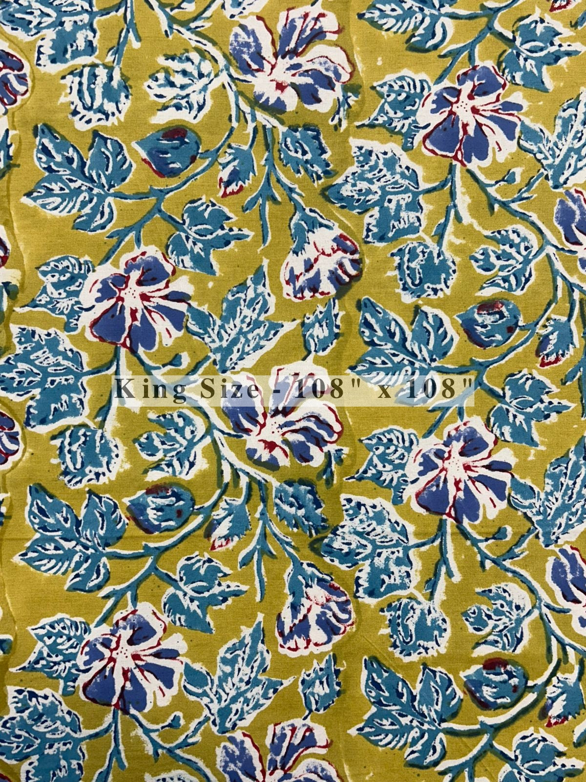 Vatika Jaal King Bedsheet with Pillow Covers