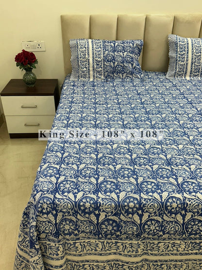 Neel Angan King Bedsheet with Pillow Covers