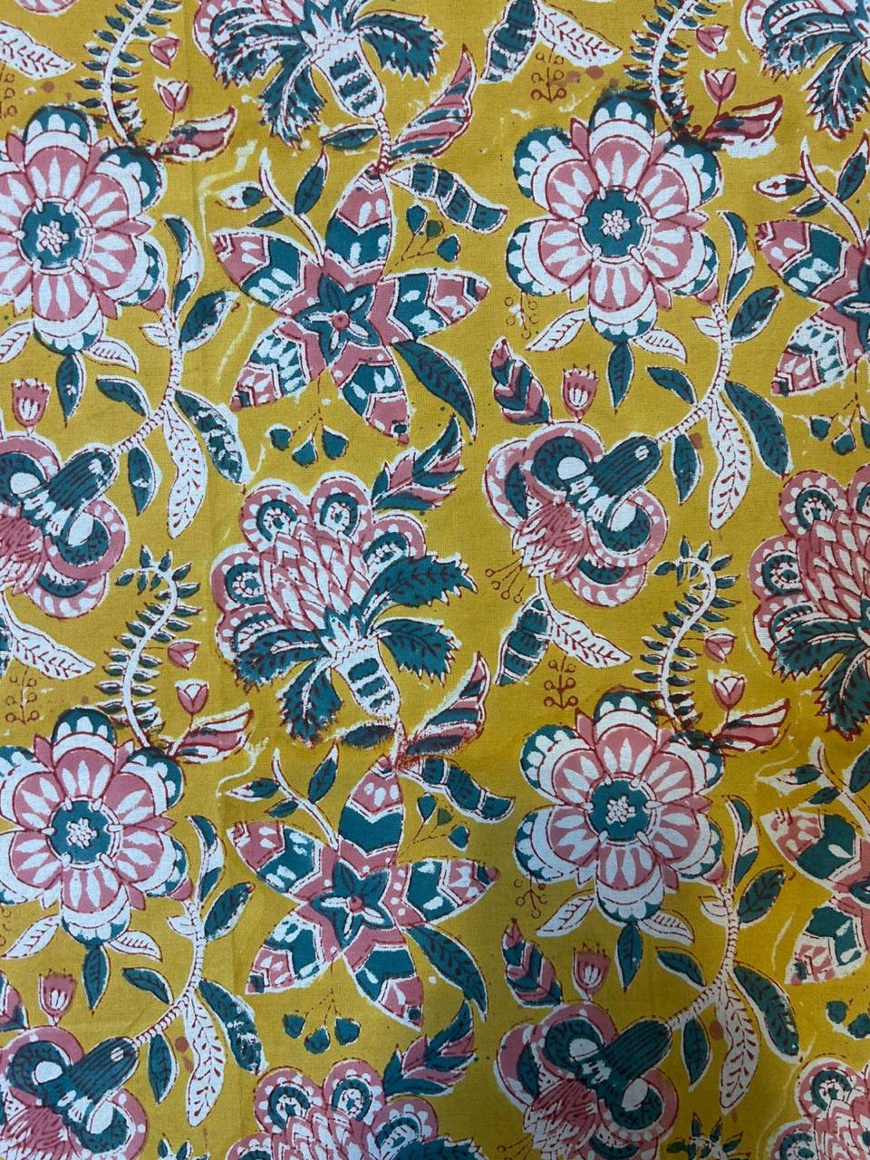 Blush Yellow Single Bedsheet with Pillow Cover