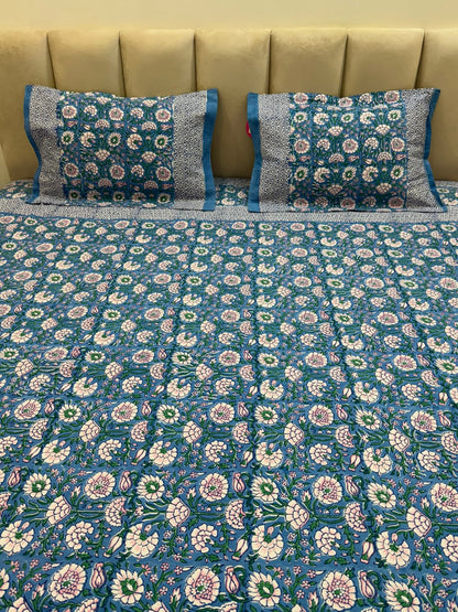 Double Bedsheet with Pillow Covers