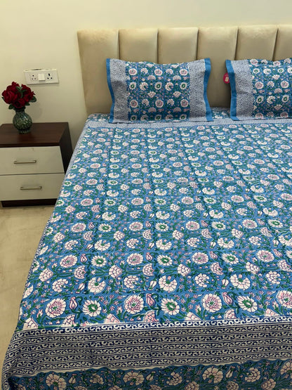 Double Bedsheet with Pillow Covers
