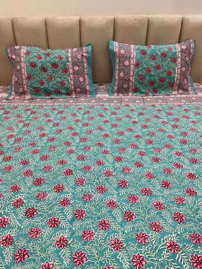 Double Bedsheet with Pillow Covers