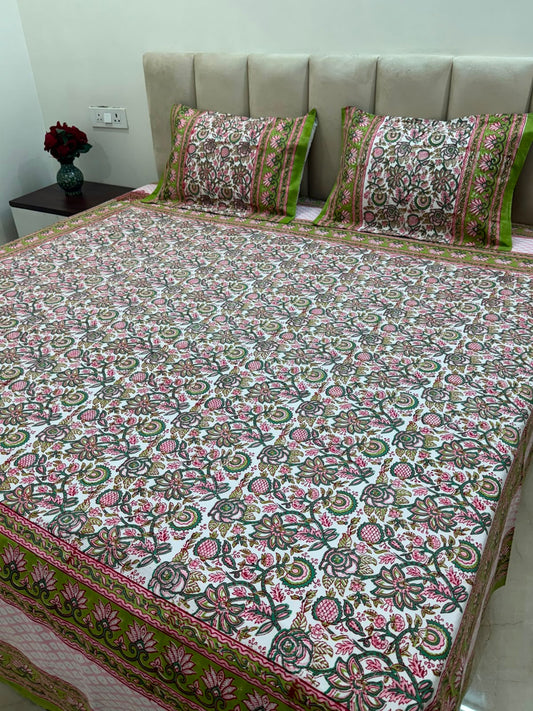 Double Bedsheet with Pillow Covers