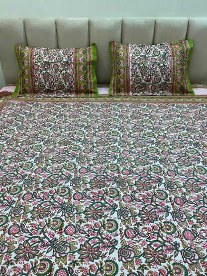 Double Bedsheet with Pillow Covers