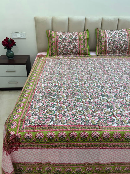 Double Bedsheet with Pillow Covers