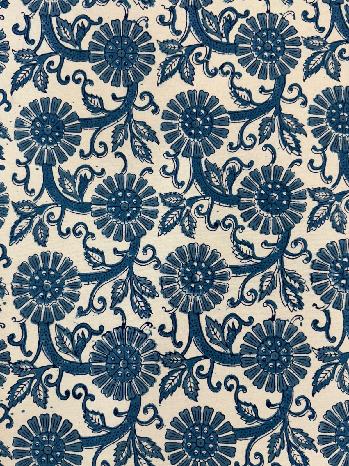 hand block printed bedsheet