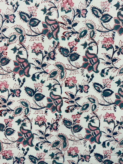 Gulbahar White Double Bedsheet with Pillow Covers