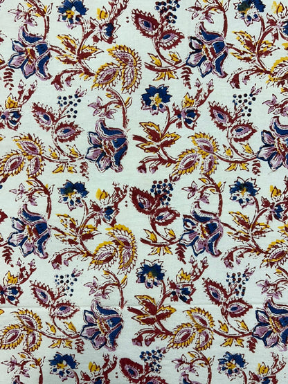 Aurora Crimson Double Bedsheet with Pillow Covers