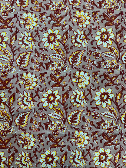 Brown Whispers Double Bedsheet with Pillow Covers