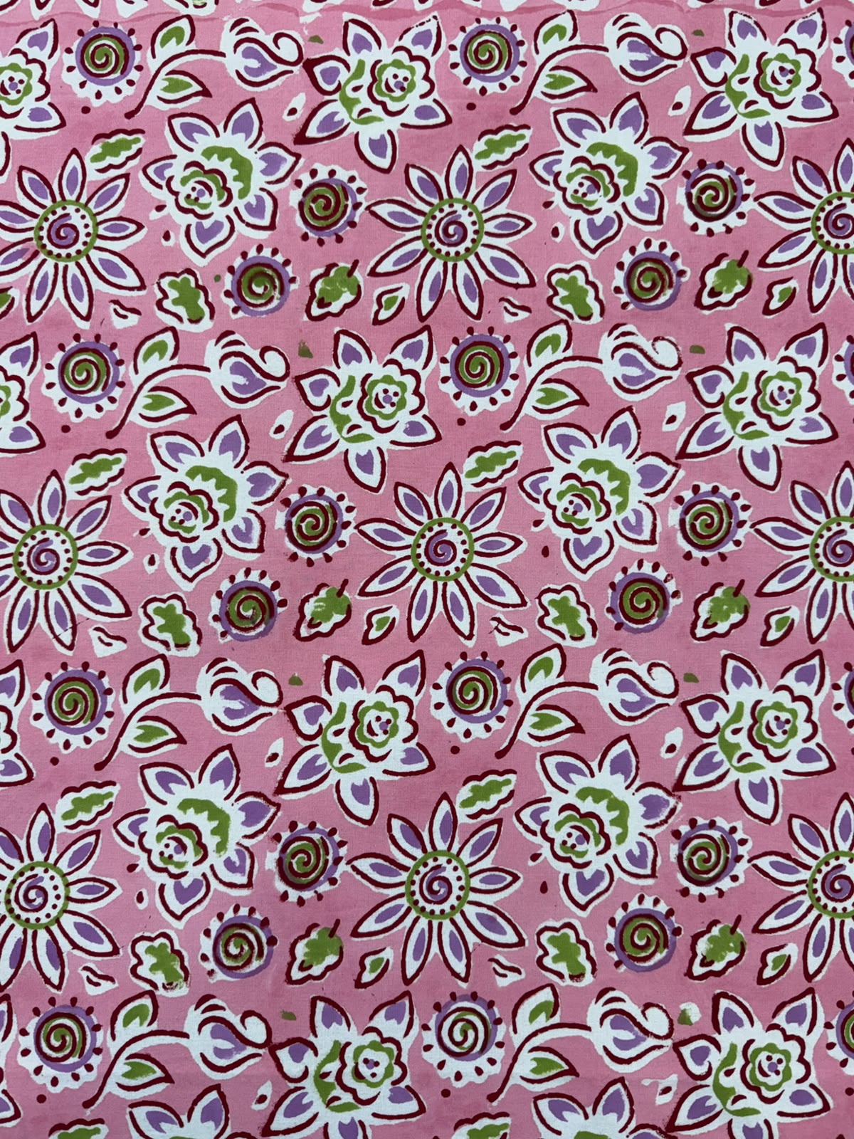 Pink Sprinkles Double Bedsheet with Pillow Covers