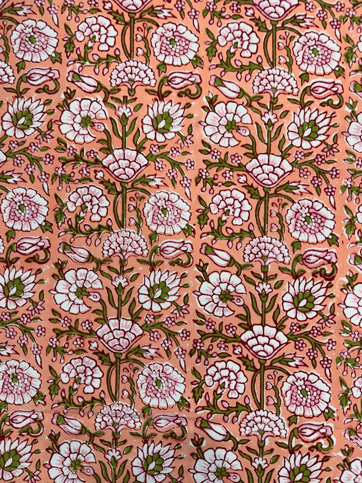 Peach Petals Double Bedsheet with Pillow Covers