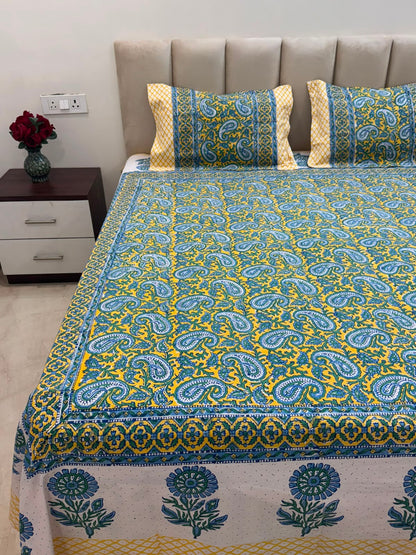 Double Bedsheet with Pillow Covers