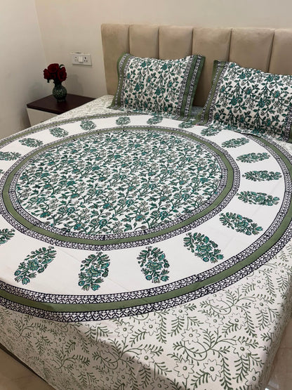 Double Bedsheet with Pillow Covers