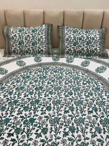 Double Bedsheet with Pillow Covers