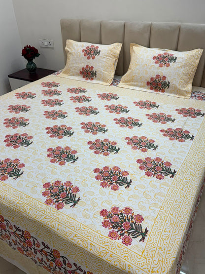 Double Bedsheet with Pillow Covers