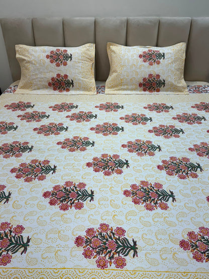 Double Bedsheet with Pillow Covers