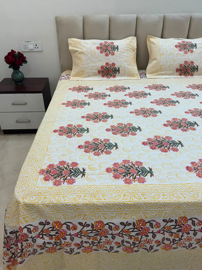 Double Bedsheet with Pillow Covers