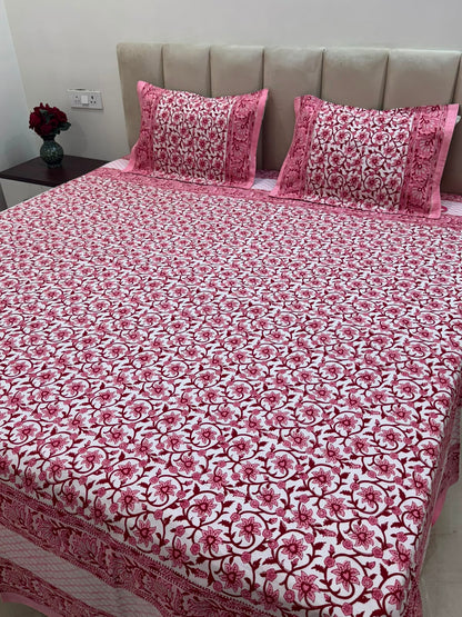 Double Bedsheet with Pillow Covers