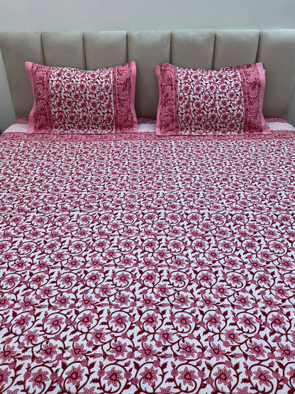 Double Bedsheet with Pillow Covers