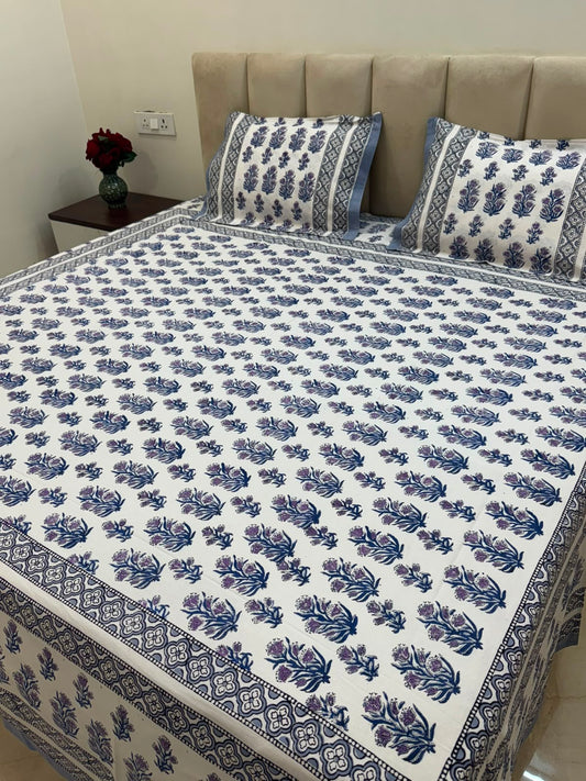 Double Bedsheet with Pillow Covers