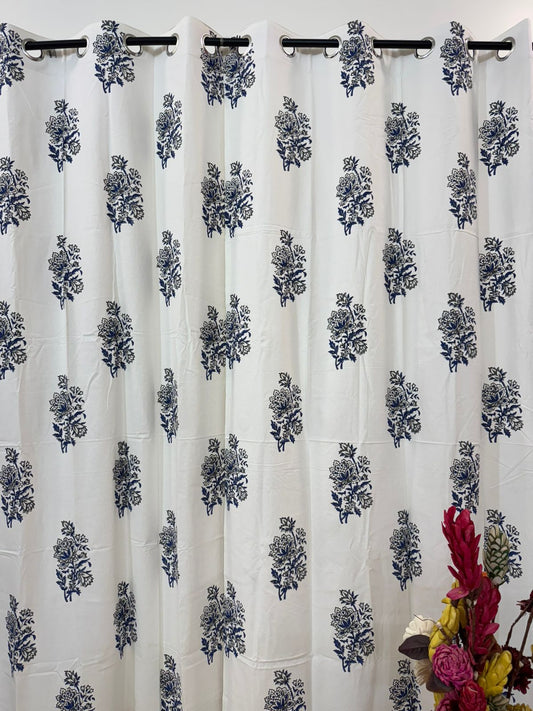 Neel Boota Cotton Curtains 7ft Set(2pcs)