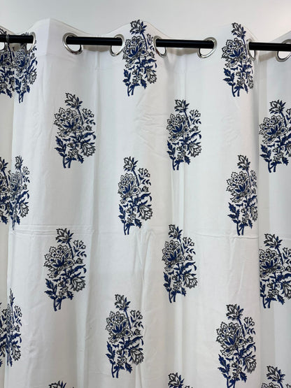 Neel Boota Cotton Curtains 7ft Set(2pcs)