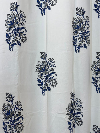 Neel Boota Cotton Curtains 7ft Set(2pcs)