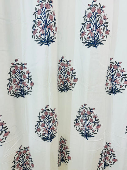 Cotton Curtains 9ft Set(2pcs)