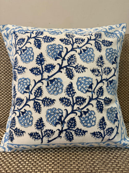 hand block printed cushion covers