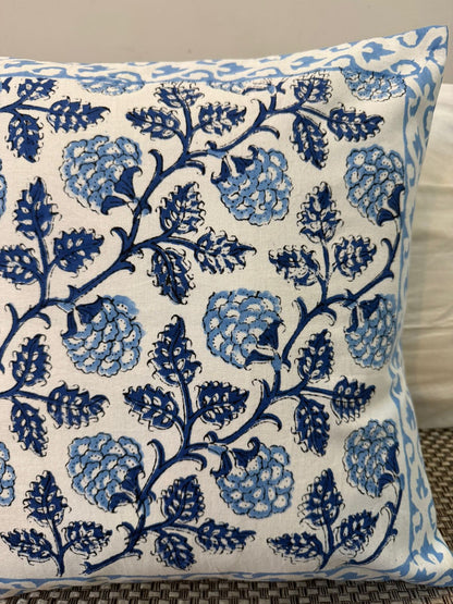 hand block printed cushion covers
