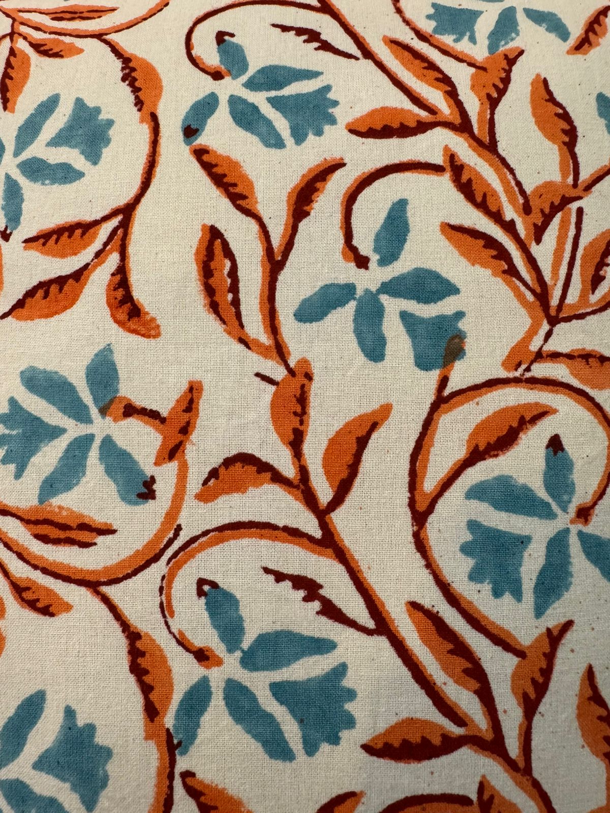 hand block printed cushion covers