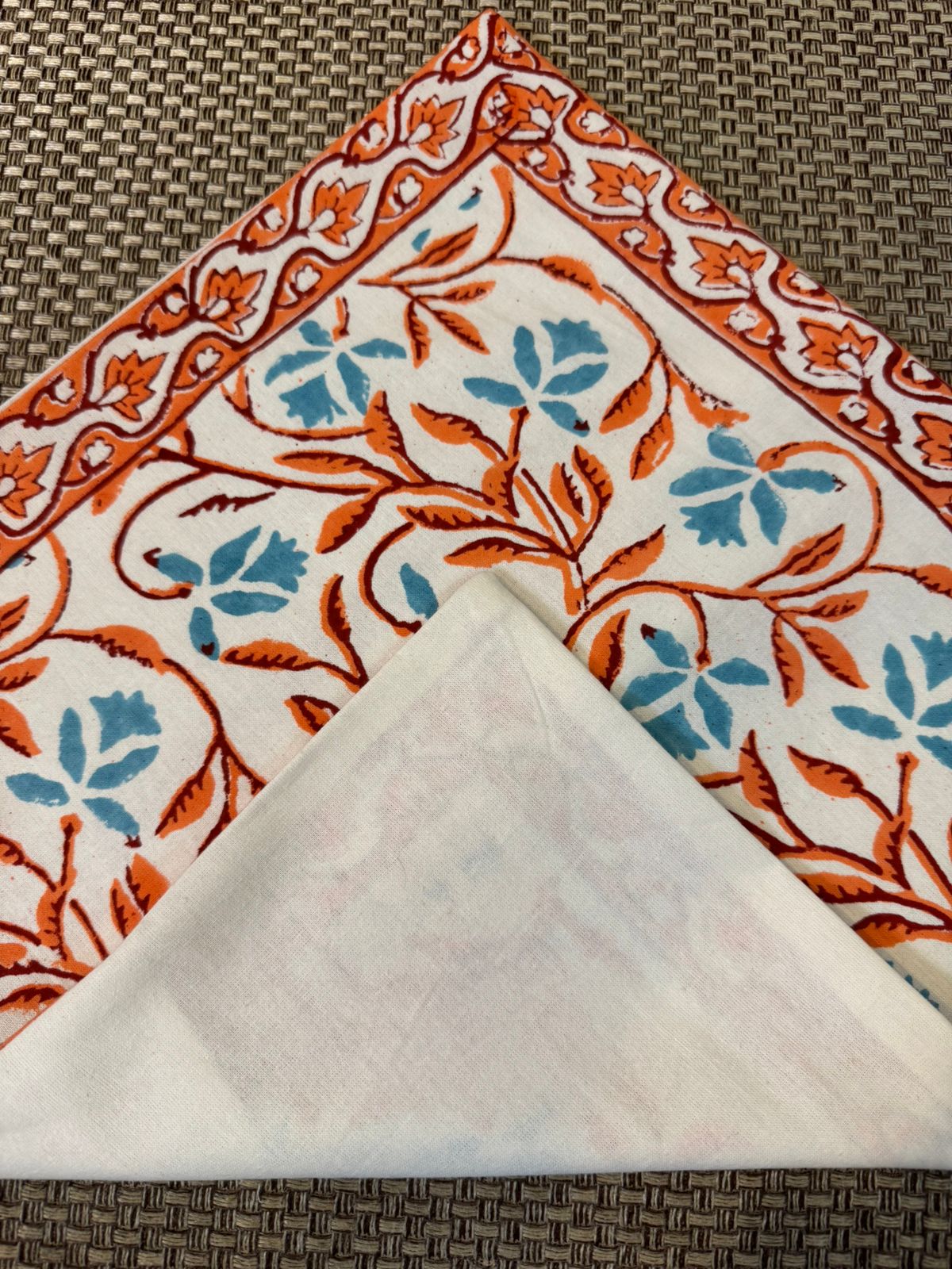hand block printed cushion covers