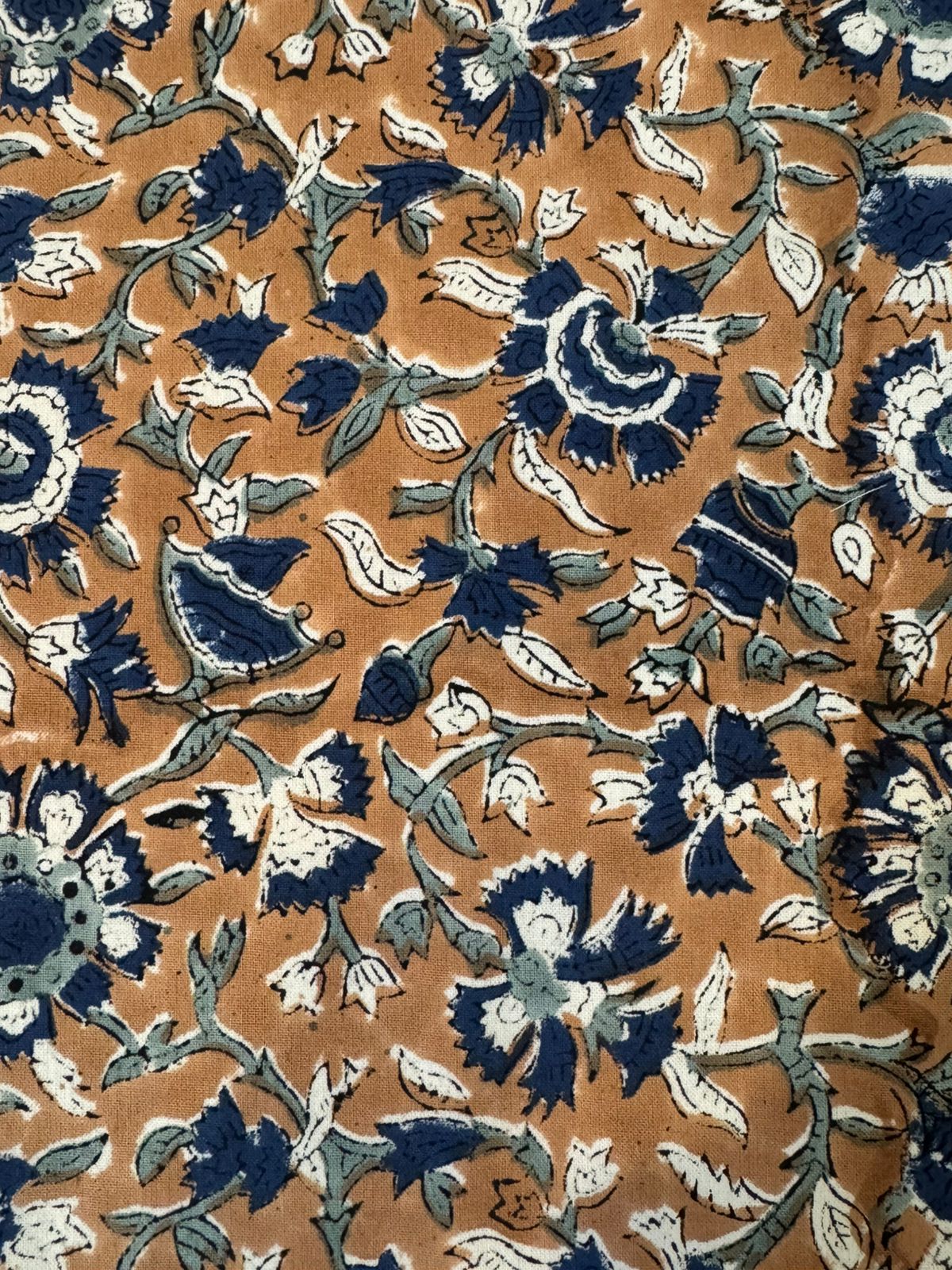 Indigo Earthy Petals Cushion Covers 16" - Set of 5pc