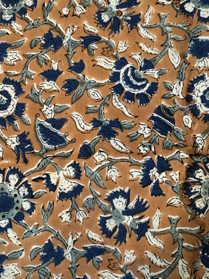 Indigo Earthy Petals Cushion Covers 16" - Set of 5pc