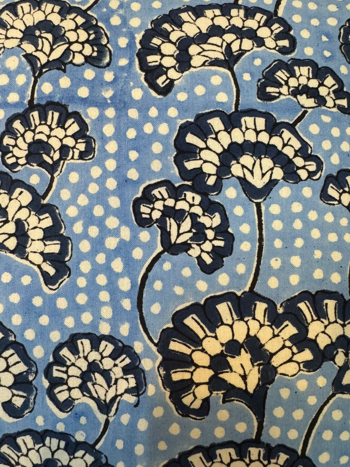 Blue Mushroom Heads Cushion Covers 16" - Set of 5pc